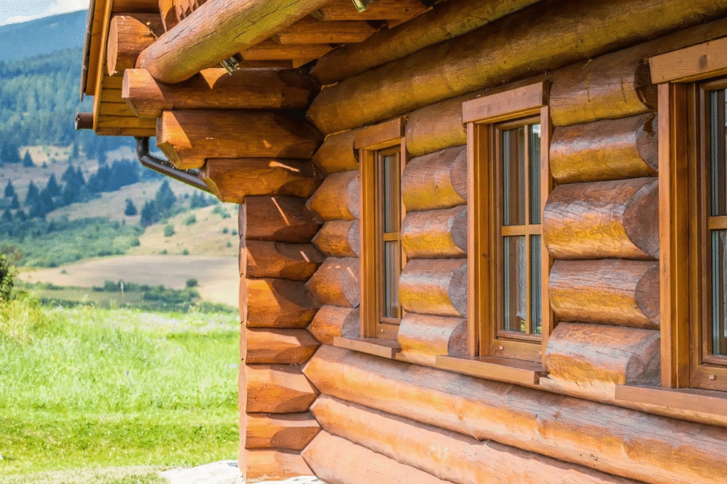 exterior cabin walls