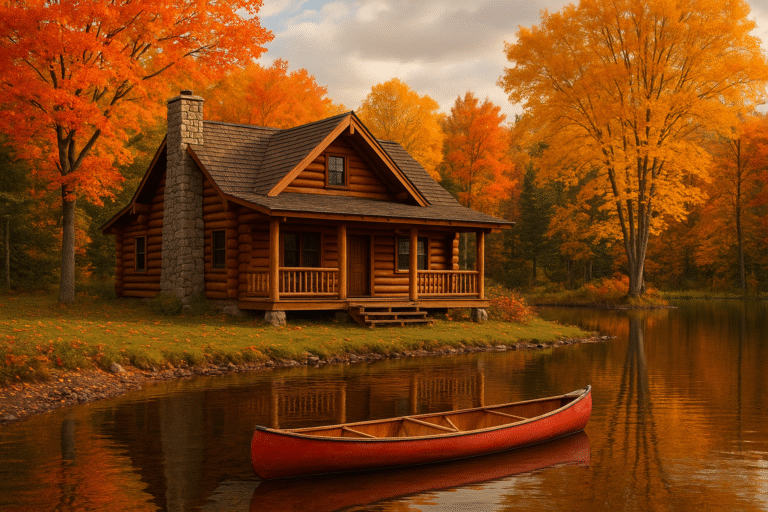 Peaceful Cabin in Fall